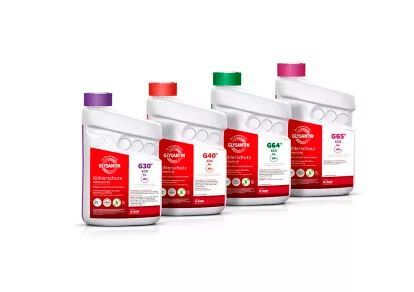 Kühlerschutz-Konzentrat der nachhaltigen Produktreihe Eco Biomass-Balance von Glysantin(Bild:  BASF)