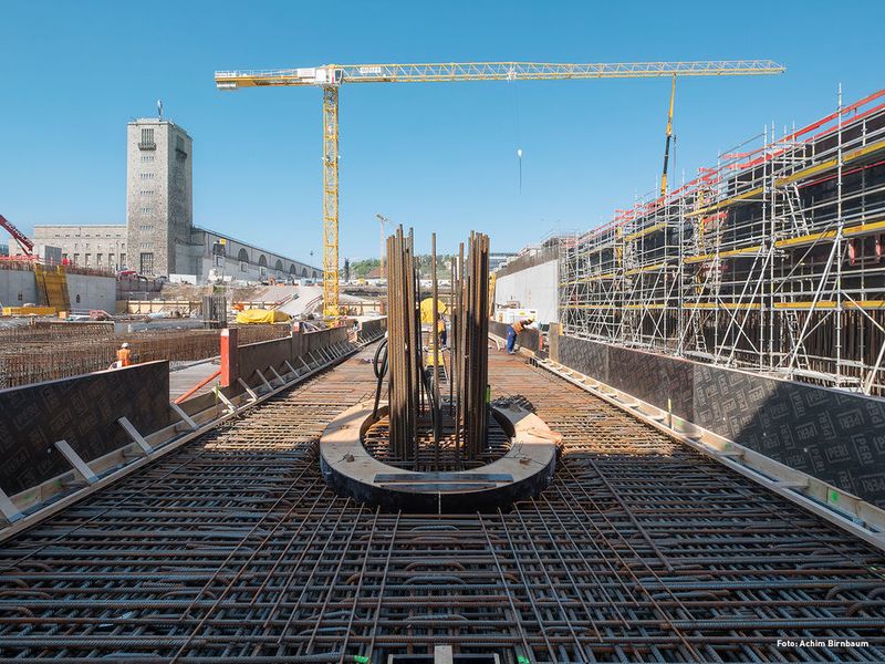 Sülzle liefert rund 68.000 t Betonstabstahl, Bewehrungsstahlmatten, 100.000 Schraubverbindungen und Abstandhalter für das Großbauprojekt Stuttgart 21. (Achim Birnbaum)