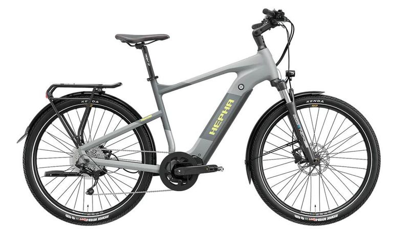 Das „Hepha Trekking 7 Performance“ sieht ähnlich robust aus wie ein E-Mountainbike.(Bild:  Hepha)