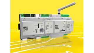 Das GSM/GPRS-Modem HE 5675 ermöglicht im Verbund mit der IMOD ECO Base-Unit HE 5680 oder dem Ethernet-Feldbus-Controller HE 5684 im Falle einer Betriebsstörung das Versenden einer Störmeldung via SMS (Archiv: Vogel Business Media)