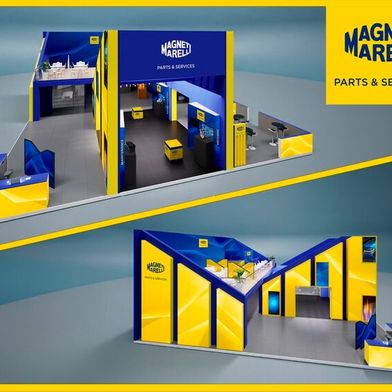 Auf dem Messestand zeigt Magneti Marelli Parts & Services sein Programm für Handel und Werkstätten.  (Bild: MMPS)