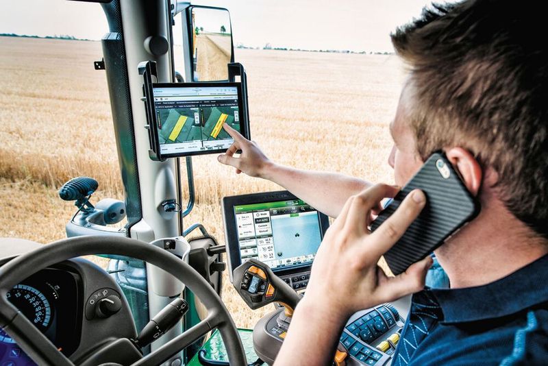 Farming 4.0 ist der Schlüssel für die Wettbewerbsfähigkeit der deutschen Landwirtschaft. (Bild: John Deere)