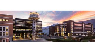 Abb.1: Der NOI-Technologiepark in Bozen bringt Industrie und Forschung an einem Ort zusammen. (Bild: NOI Techpark Bozen)