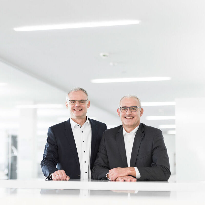 Jens und Volker Groniger, Geschäftsführer der groninger Unternehmensgruppe blicken auf ein hervorragendes Jahr 2022.
