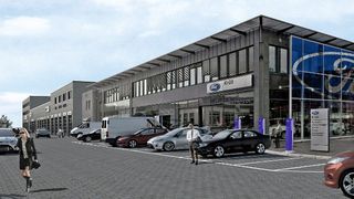 So wird die Krüll-Zentrale nach dem Komplettumbau aussehen, der Anfang 2018 startet. (KFA Bauplanung)