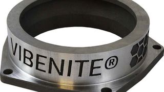 Der Lagerring aus Vibenite-Stahl wurde aus einem Hartmetallpulver mittels Laserschmelzen additiv gefertigt. (Bild: VBN Components )