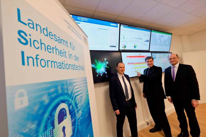 Impressionen von der Eröffnung des Landesamtes für Sicherheit in der Informationstechnik (© Bayerisches Finanzministerium)