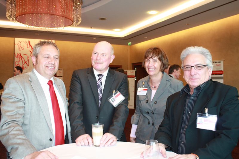 Rolf Brilla, Procomp GmbH, Ingo Bauer, Fujitsu Technology Solutions, Silke Rother, ahd hellweg Data, und Alexander Manhold, Speedpoint next generations (Archiv: Vogel Business Media)