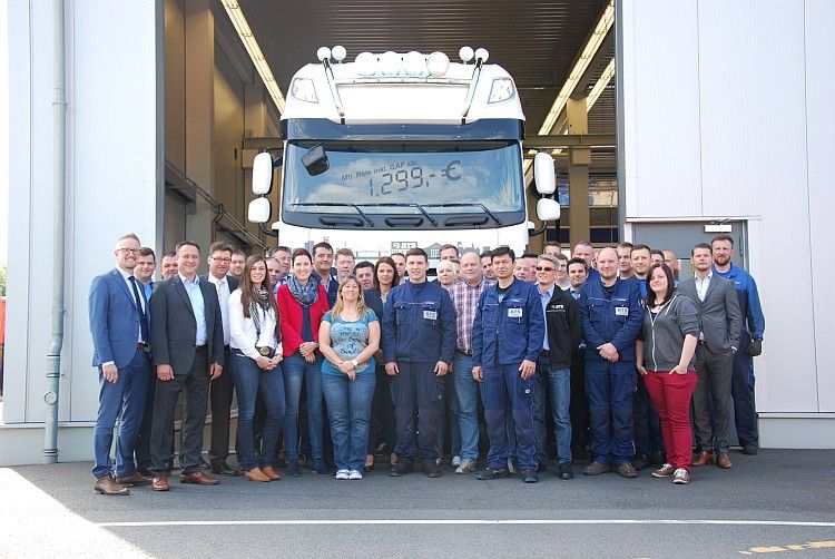 Erfolgreich für DAF unterwegs in Dortmund: das Team von BTS. (Foto: Rosenow)