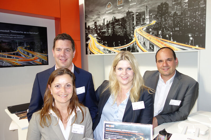 Das Ocedo-Team (v. l.): Sandra Grözinger, Ralf Haubrich, Claudia Wolf und Elmar Haag (Bild: IT-BUSINESS)