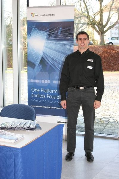 2008 Sponsor, 2009 mit eigenen Ausstellerstand: Softwareriese Microsoft präsentiert seine Lösungen (Archiv: Vogel Business Media)