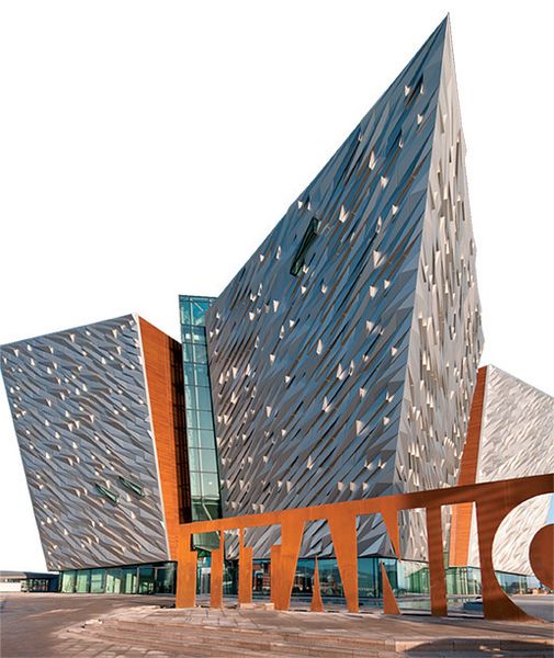 Das Titanic-Museum in Belfast wurde für die Aluminium-Fassade mit dem Jury-Award ausgezeichnet. (Bild: Messe Aluminium)