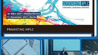 Der Praxistag HPLC, am 18. März 2021 noch einmal digital (Eventinsight, LABORPRAXIS)