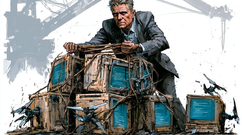 Modernisierung über Containarisierung und Microservices bietet klare Vorteile. Ungeplant angegangen, werden die Nachteile der Monolith-Ära aber gerade weiter verstärkt. (Bild:  Midjourney / KI-generiert)