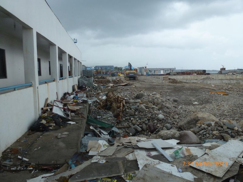 Ankunft des Zweier-Teams aus Steinbach-Hallenberg in Ormoc und Tacloban ... (Bild: Endter)