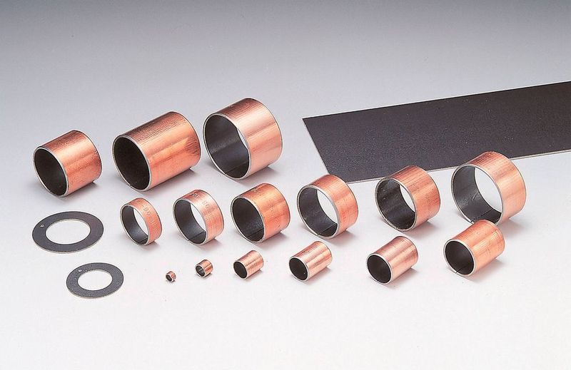 Gleitlager punkten mit niedrigem Reibungskoeffizienten und hervorragender Verschleißbeständigkeit. Es empfiehlt sich für Pendel- und Oszillationsbewegungen im regelmäßigen Stop-and-Go-Betrieb.  (Oiles)