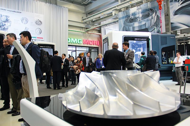 Besucherrekord auf der Hausausstellung in Pfronten: An den fünf Tagen zählte DMG Mori rund 8800 Besucher. (Bild: Rüdiger Kroh, Redakteur MM)