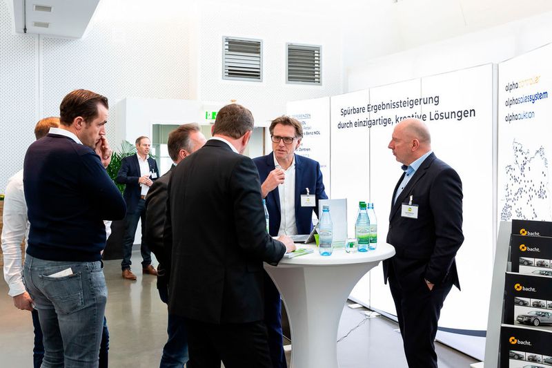 Alpha Online zeigte auf der ReMa Expo seine komplette Produktpalette – Alpha Controller, Alpha Salessystem und Alpha Auktion.  (Bild: Stefan Bausewein)