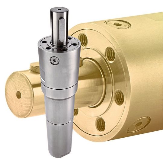 Die Hochmomentmotoren aus hochwertigem Edelstahl erreichen hohe Drehmomente und kleinste Drehzahlen.(Bild:  Deprag)