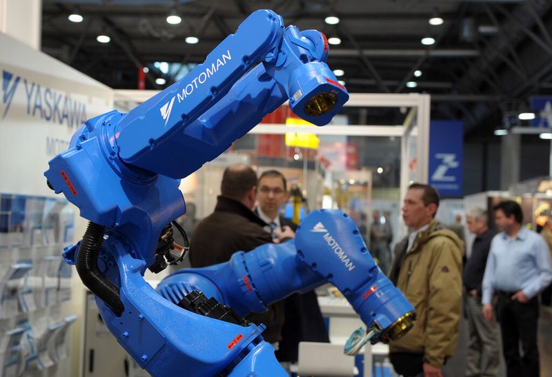 11. Z: Ausstellung von Motoman am Messestand der Yaskawa Europe GmbH, Allershausen. (Bild: Leipziger Messe/Uwe Frauendorf)