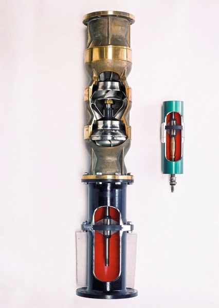 1953: Grundfos presents the BP borehole pump. (Source: Grundfos)