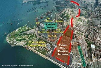 Das Logistikunternehmen MVA plant ein nachhaltiges Transportsystem für das neue West Kowloon Terminal (WKT). (Bild: Highways Department)