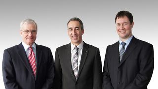 Der neue Verwaltungsrat der Berhalter AG (v.li.): Helmut Binder, Patrick Berhalter (Präsident) und Michel Thoma. (Bild: Berhalter AG)