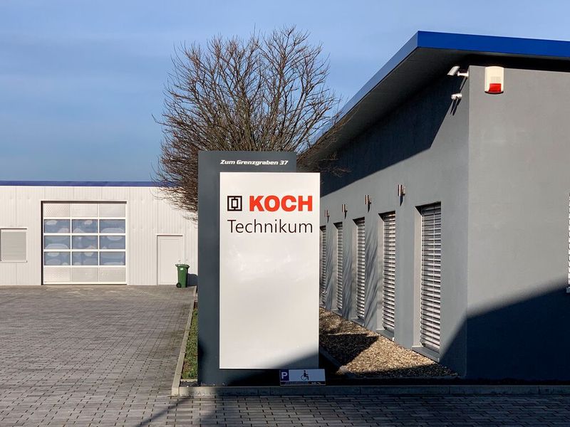 Das neue Technikum der Michael Koch GmbH.
