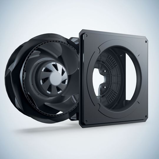 Die neuen Radical weisen hohe Volumenströme, kompakte Abmessungen sowie ein gutes Geräuschverhalten auf und sind in verschiedenen Ausführungen verfügbar.(Bild:  EBM-Papst)