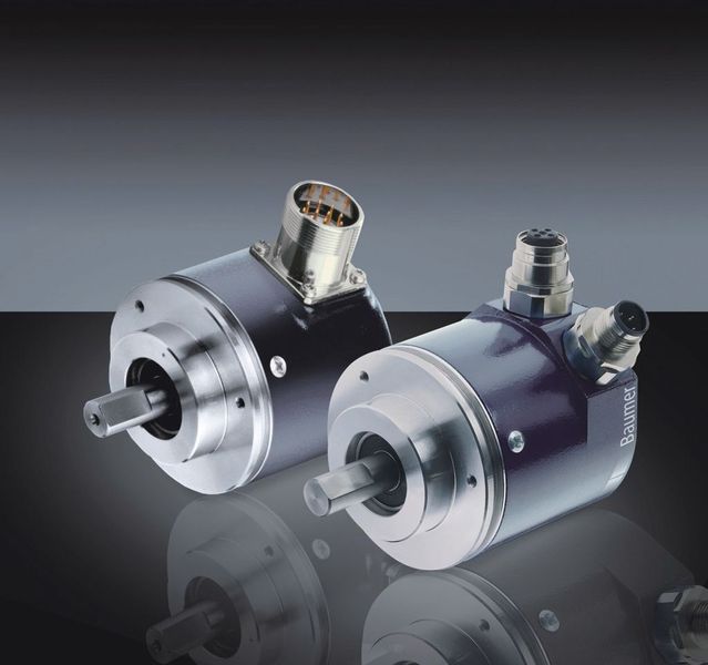 Rotorblattverstellung (Pitch Control): Ein Fall für absolute Drehgeber mit SSI oder CANopen Schnittstellen oder andere Feldbusschnittstellen bis hin zu Ethernet-Technologie. Seit über 10 Jahren tausendfach im Einsatz in Windenergieanlagen.  (Bild: Baumer)