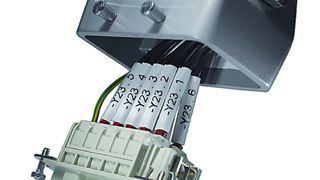 Bild 1: Wärmeschrumpfschläuche des Typs Twinmark dienen zur Kennzeichnung von Leitern und Kabeln. Sie sind zweiseitig bedruckbar und in Leporello-Faltung (links) oder als Rolle (rechts) lieferbar. (Archiv: Vogel Business Media)