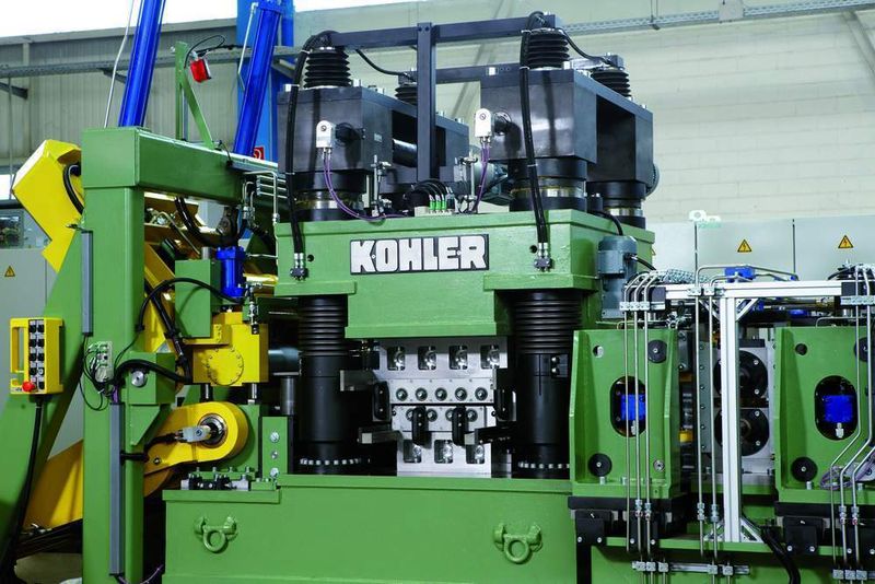 Richtmaschinen sind ein wesentlicher Bestandteil innerhalb der Kohler-Querteilanlagen. (Archiv: Vogel Business Media)
