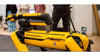 Advances in so-called large language models that run on artificial intelligence are giving navigation robots, like Boston Dynamic's Spot, newfound powers of understanding and reasoning. (Source: Nick Dentamaro)
