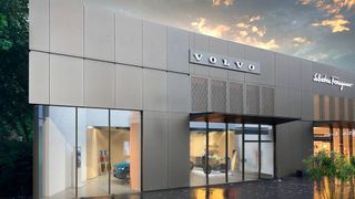 Der Volvo-Store im Metzinger Outlet bleibt voraussichtlich bis Mitte April 2022 geöffnet. (Bild: Volvo)
