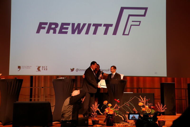 Frewitt est le grand gagnant du  prix de l'innovation du canton de Fribourg dans la catégorie entreprise. Développement et commercialisation d'un système de broyage FreDrive-Lab. (JR Gonthier)