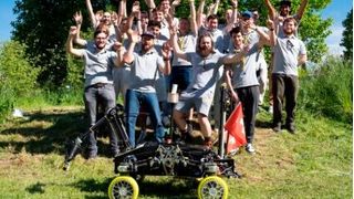 Das FHNW Rover-Team qualifiziert sich für die European Rover Challenge 2026. (Bild: FHNW )