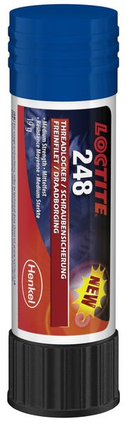 Mit dem blauen Loctite 248 mittelfest gesicherte Schraubverbindungen können mit einem Handwerkzeug gelöst werden. (Bild: Henkel)