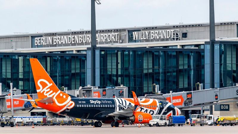 Der Flughafen Berlin Brandenburg – „Willy Brandt“ – im brandenburgischen Schönefeld.(Bild:  Flughafen Berlin Brandenburg GmbH)
