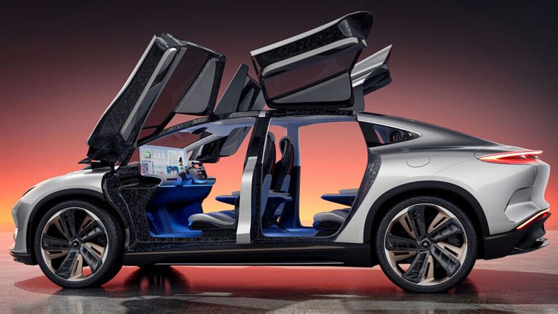 Das E-Auto-Start-up Aehra arbeitet auf dem Gelände eines Mercedes-Händlers in Mailand an elektrischen Premium-Autos. Das elektrische Luxus-Modell des Unternehmens soll 2025 auf den Markt kommen.(Bild:  Aehra)