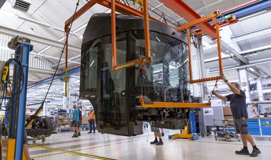 Der vollelektrische Lkw wird in Österreich montiert.(Bild:  Volta Trucks)