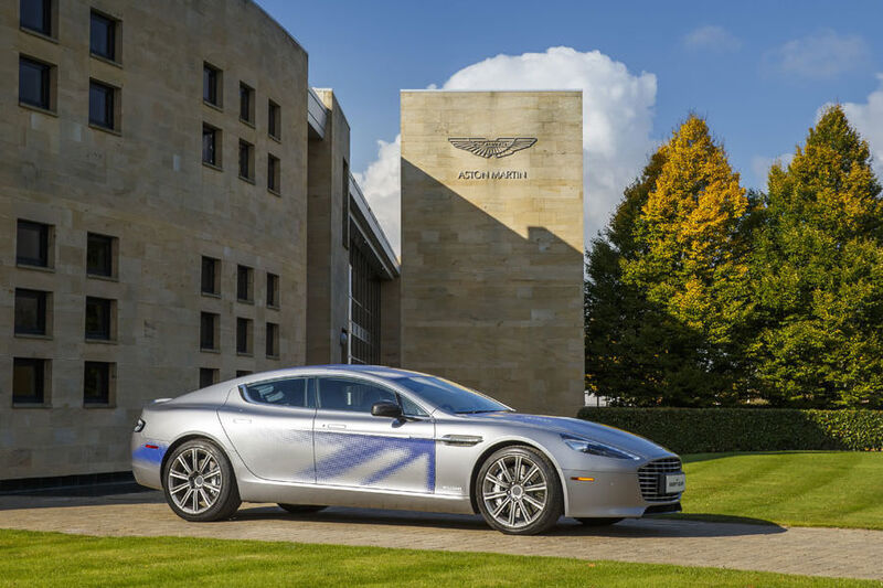 Die Nobelmarke Aston Martin will noch in diesem Jahr mit dem Rapid-E unter die Elektroauto-Produzenten gehen. (Aston Martin)