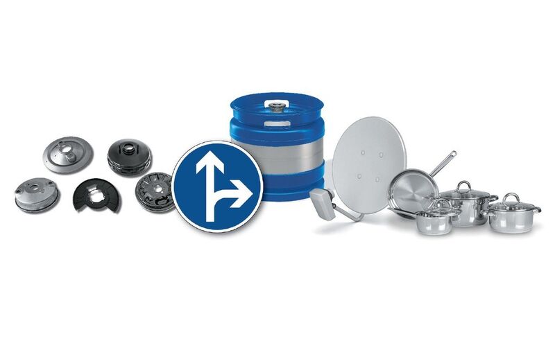 Vom Kochtopf bis zum Druckbehälter: Ronden haben vielfältige Anwendungsmöglichkeiten. (Bild: EMW)