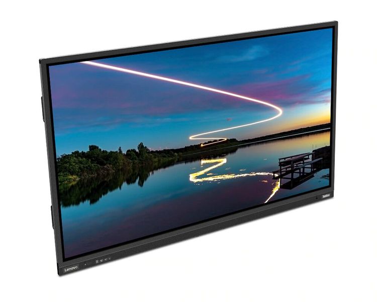 Vom Gesundheitswesen über den Bildungsbereich bis hin zur Lieferkette und darüber hinaus – mit smarten Geräte, Lösungen und Services will Lenovo Unternehmen und Menschen unterstützen , die eine bessere Zukunft planen, zum Beispiel mit den neuen Konferenzraumlösungen Think-Vision One Suite  (T86, T75, T65).   (Bild: Lenovo)