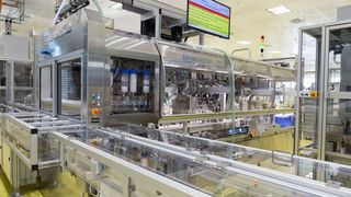 Für das neue Applikationssystem wurde in Dortmund eine Produktionsfläche für eine weitere flexible Montagelinie geschaffen. (Boehringer Ingelheim )