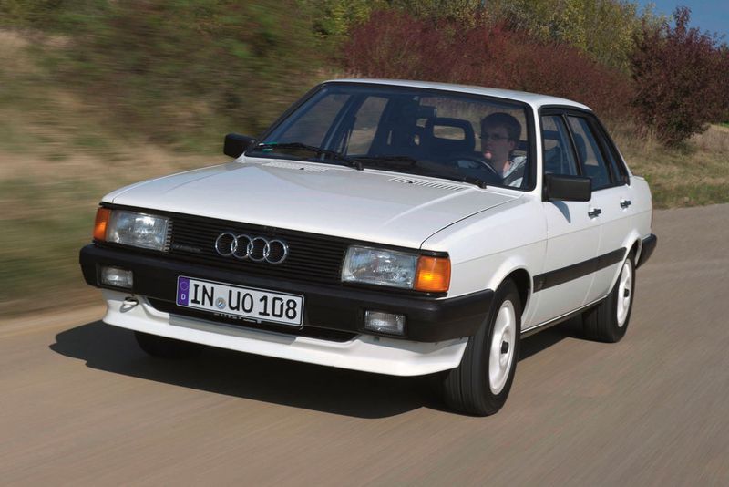 Dass der von 1978 bis 1986 produzierte Audi 80 B2 mal Kult werden sollte, hätte sich wohl kaum jemand träumen lassen. (Foto: Audi)