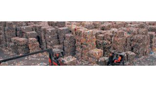 PET-Recycling: HSI-Technik unterscheidet Flaschen von Schalen. (Bild: Bauverlag)