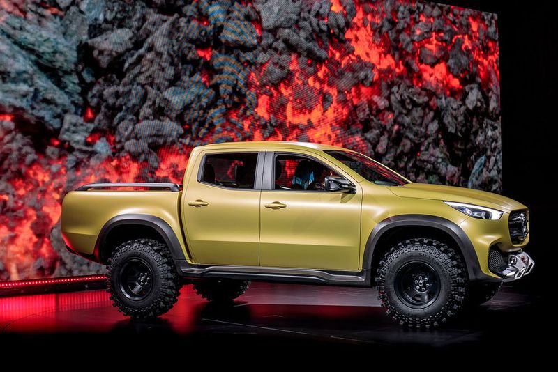 Mercedes-Benz Vans wagt sich mutmaßlich Ende 2017 mit dem ersten Pick-up des Autobauers auf den Markt. (Mercedes-Benz)