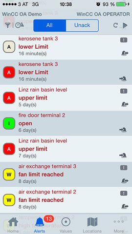 Die App Simatic WinCC OA Operator von Siemens überwacht und steuert jede Anlage einfach mit einem Smartphone. (Siemens)