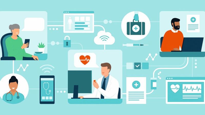 Cloud- und KI-gestützte Telefonie kann im Praxisalltag so manche Minute „freischaufeln“.(Bild:  © elenabsl – stock.adobe.com)