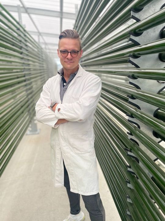 Dr. Enrico Ehrhardt, Projektkoordinator BiOProtAlgeiNO3(Bild:  GMBU e.V.)